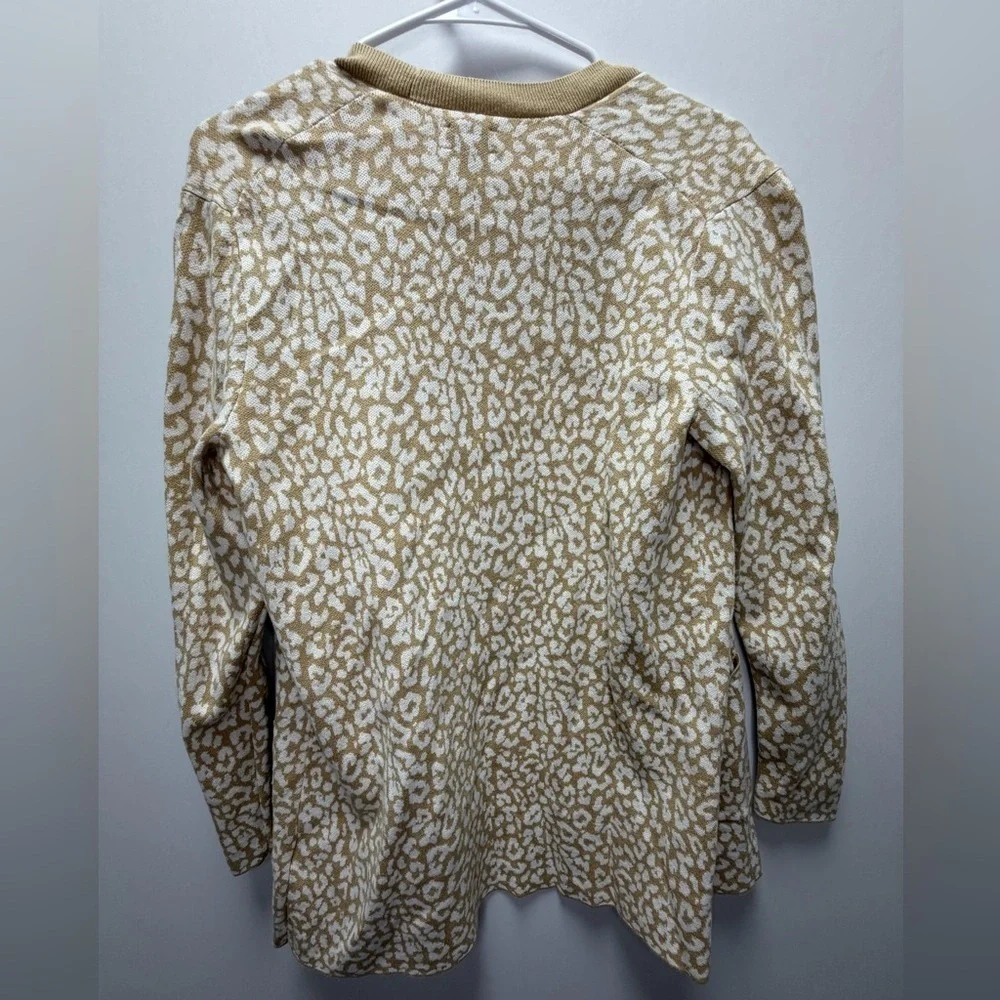 J Crew Cheetah Print Cardigan Size Small